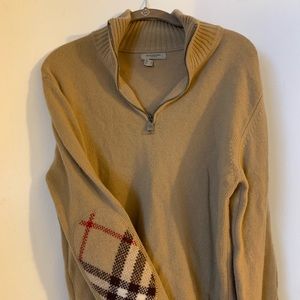 Burberry Sweater with Elbow Patches